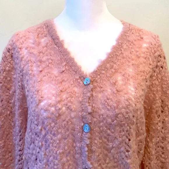 Tommy Bahama Merino Wool and Mohair Moana Cardigan. NWT. Size M (8/10) P… - Picture 4 of 5